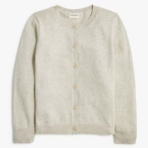 NWT! J Crew Factory - Crewcuts Girls Casey Cardigan Sweater - Grey - XXS (2-3)